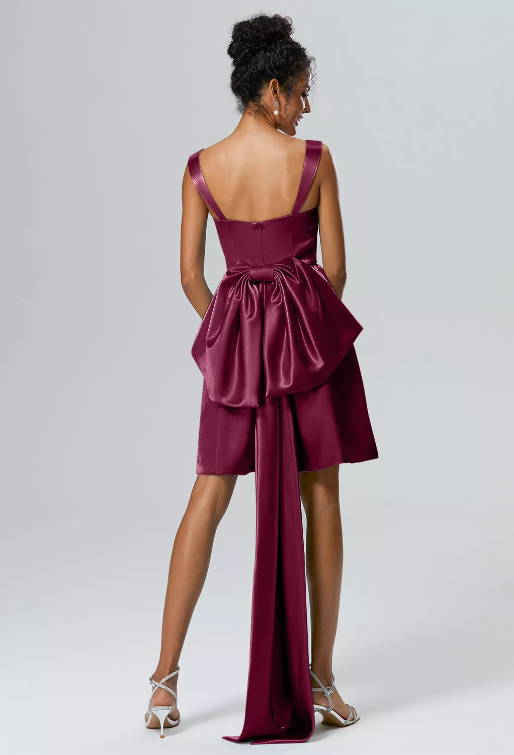 AW Valentina Burgundy  Wedding Guest Dresses